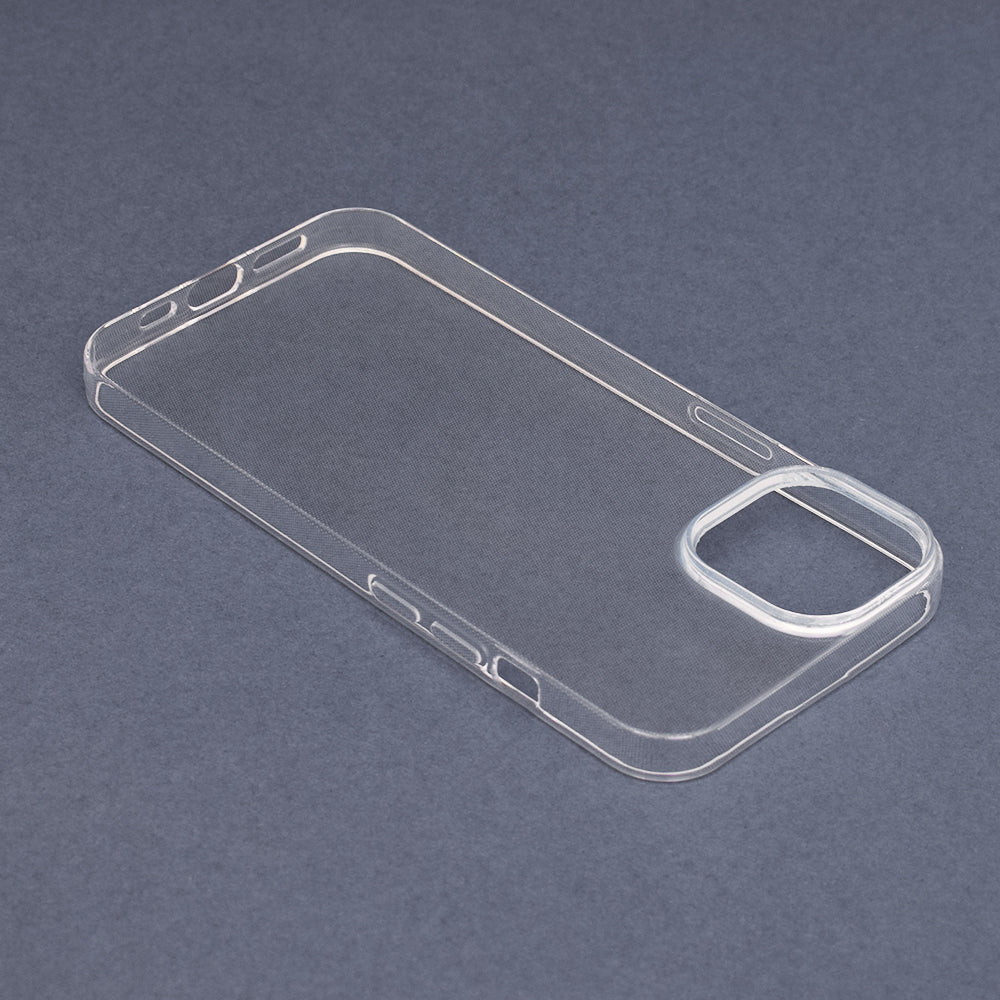 Husa de protectie Techsuit Clear Silicone compatibila cu Apple iPhone 14, acoperire spate, transparent