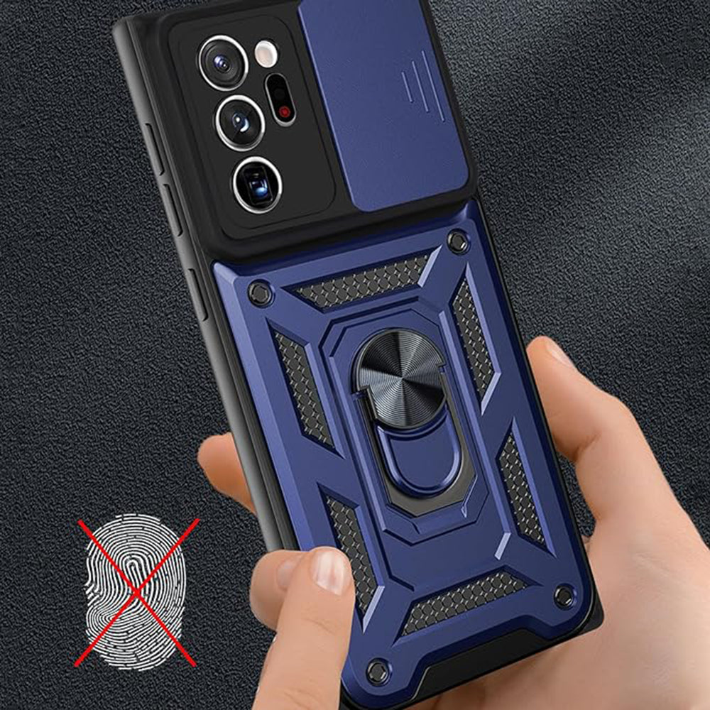 Husa de protectie Techsuit CamShield Series compatibila cu Samsung Galaxy Note 20 Ultra, acoperire spate, albastru