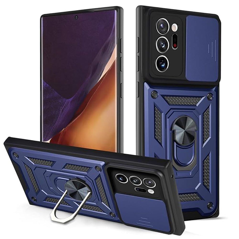 Husa de protectie Techsuit CamShield Series compatibila cu Samsung Galaxy Note 20 Ultra, acoperire spate, albastru