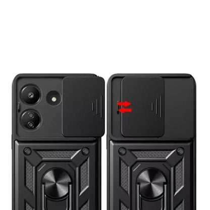 Husa de protectie Techsuit CamShield Series compatibila cu Xiaomi Redmi Poco C65, acoperire spate, albastru