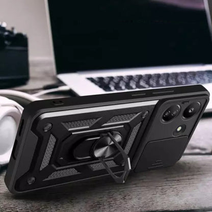 Husa de protectie Techsuit CamShield Series compatibila cu Xiaomi Redmi Poco C65, acoperire spate, albastru