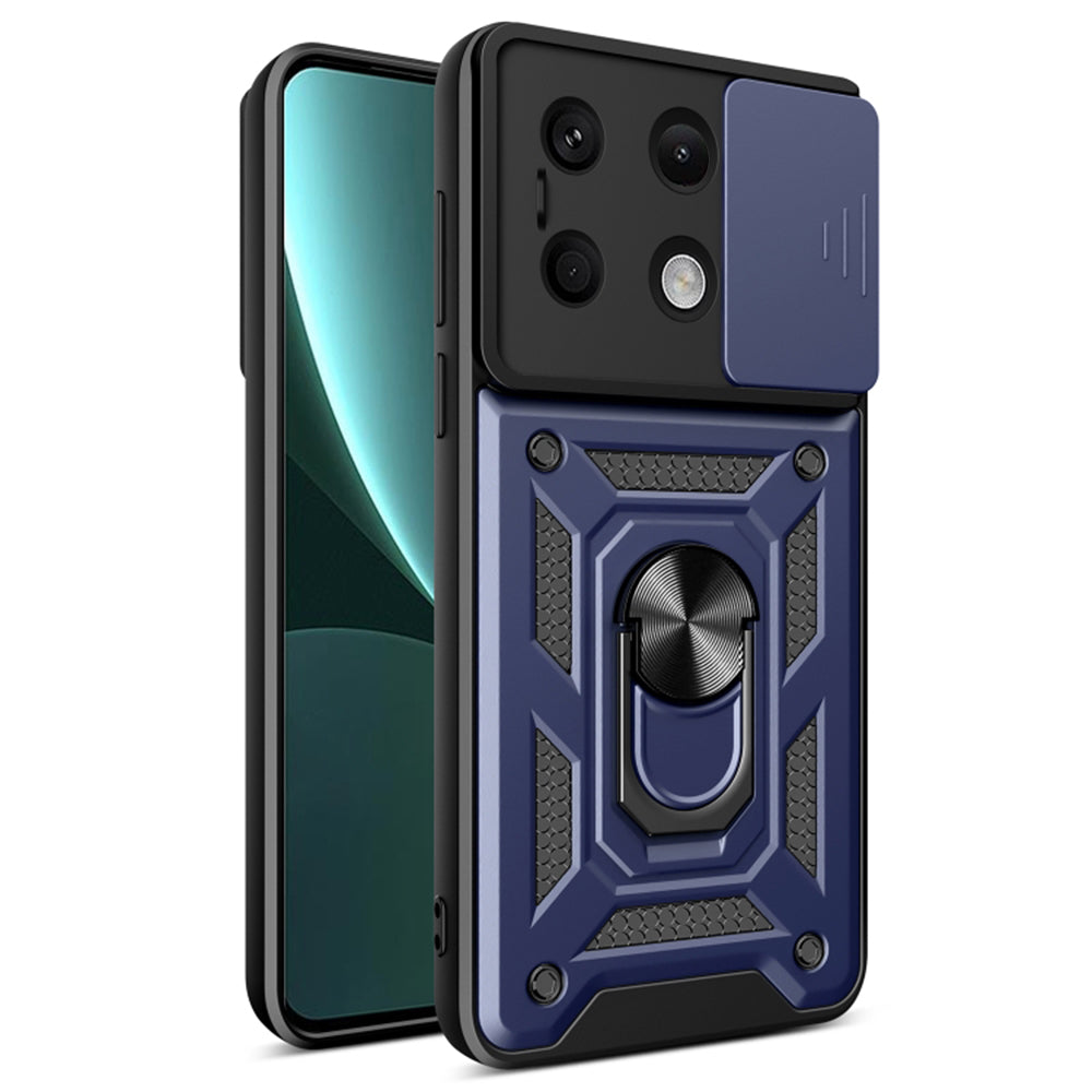 Husa de protectie Techsuit CamShield Series compatibila cu Xiaomi Redmi Note 13 5G, acoperire spate, albastru