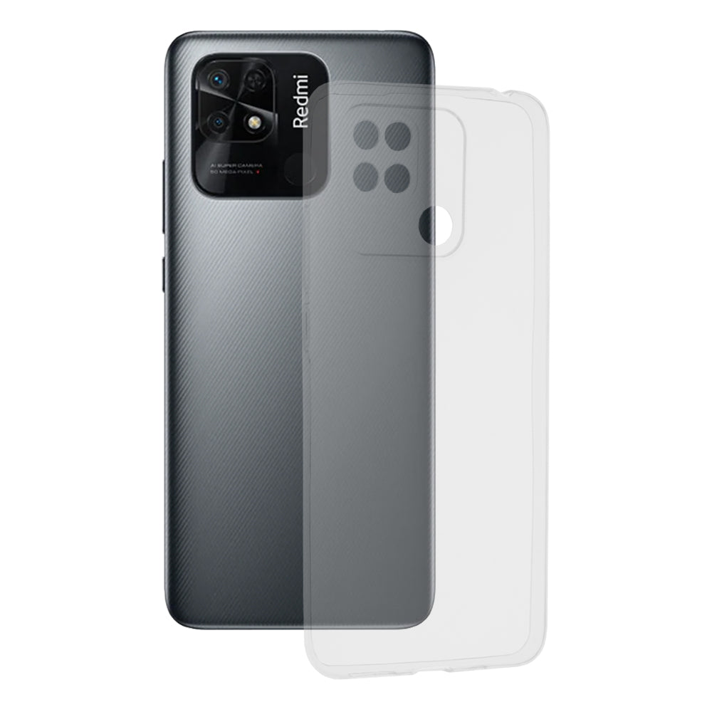 Husa de protectie Techsuit Clear Silicone compatibila cu Xiaomi Redmi 10C, acoperire spate, transparent