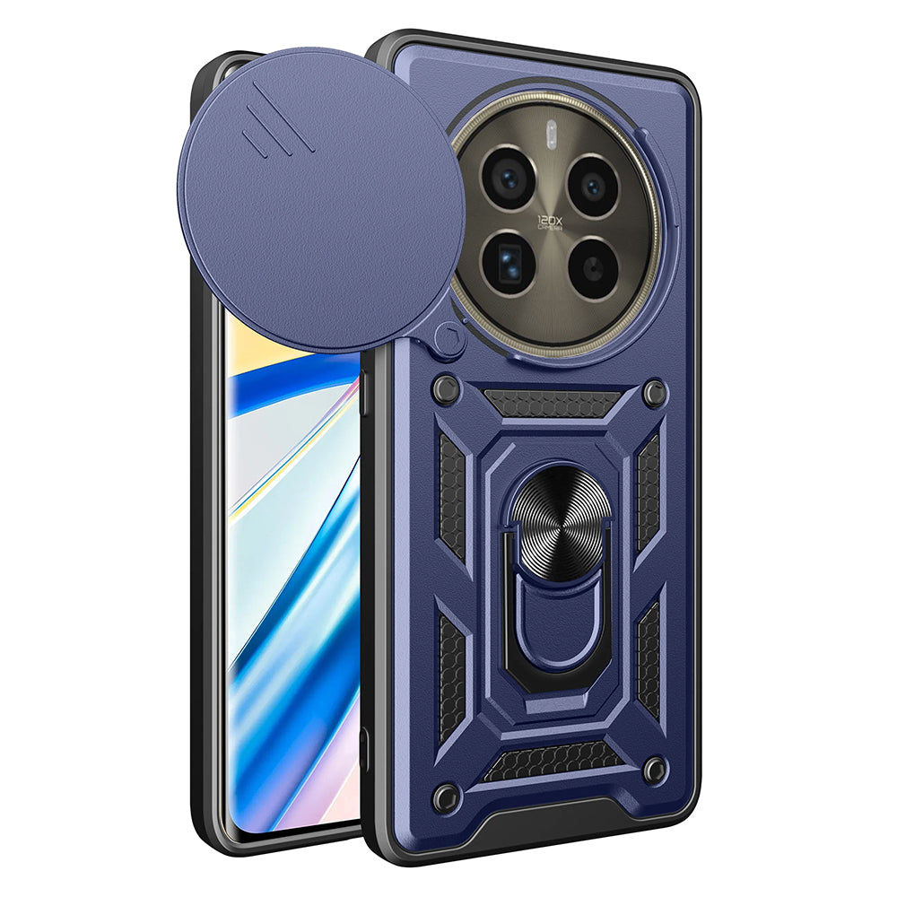 Husa de protectie Techsuit CamShield Series compatibila cu Realme 12 Pro, acoperire spate, albastru