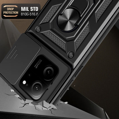 Husa de protectie Techsuit CamShield Series compatibila cu Xiaomi 13T Pro, acoperire spate, albastru