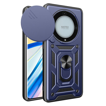 Husa de protectie Techsuit CamShield Series compatibila cu Honor Magic5 Lite, acoperire spate, albastru