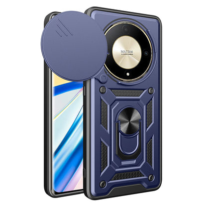 Husa de protectie Techsuit CamShield Series compatibila cu Honor Magic6 Lite, acoperire spate, albastru