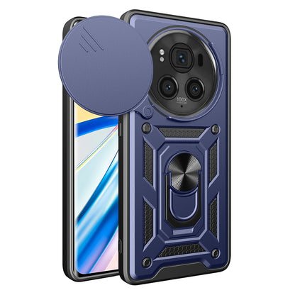 Husa de protectie Techsuit CamShield Series compatibila cu Honor Magic6 Pro, acoperire spate, albastru