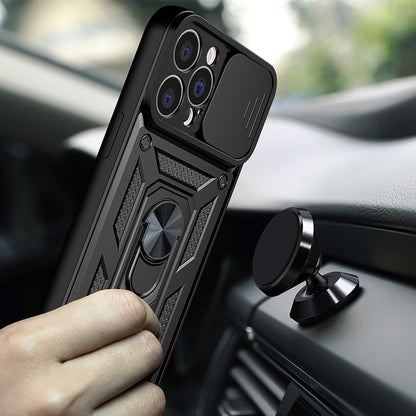 Husa de protectie Techsuit CamShield Series compatibila cu Apple iPhone 15 Pro, acoperire spate, albastru