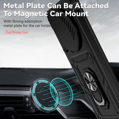 Husa de protectie Techsuit CamShield Series compatibila cu Honor Magic5 Pro, acoperire spate, albastru