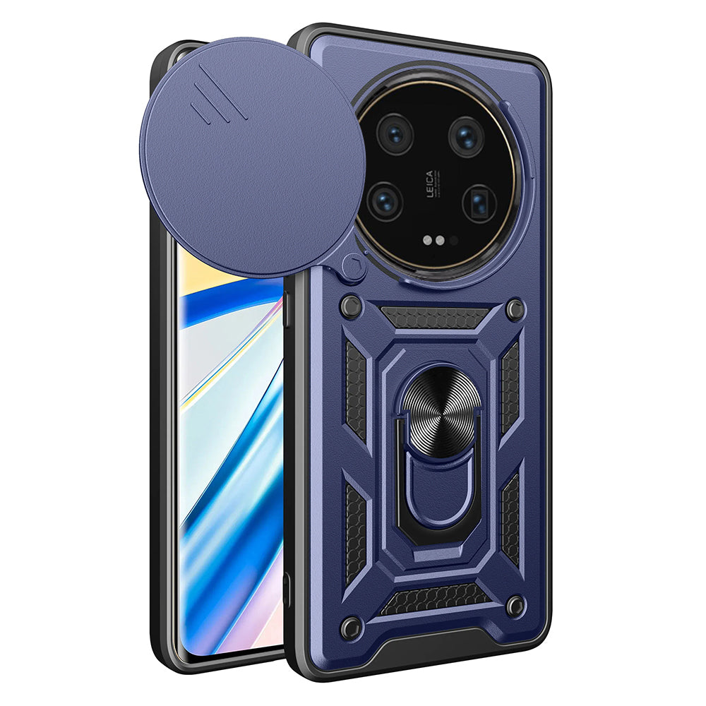Husa de protectie Techsuit CamShield Series compatibila cu Xiaomi 13 Ultra, acoperire spate, albastru