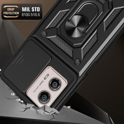 Husa de protectie Techsuit CamShield Series compatibila cu Motorola Moto G53, acoperire spate, albastru