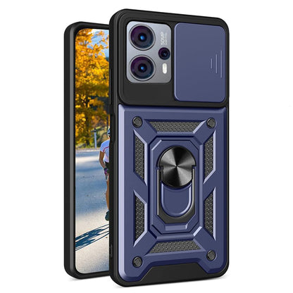 Husa de protectie Techsuit CamShield Series compatibila cu Motorola Moto G53, acoperire spate, albastru