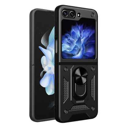 Husa de protectie Techsuit CamShield Series compatibila cu Samsung Galaxy Z Flip6, acoperire spate, negru