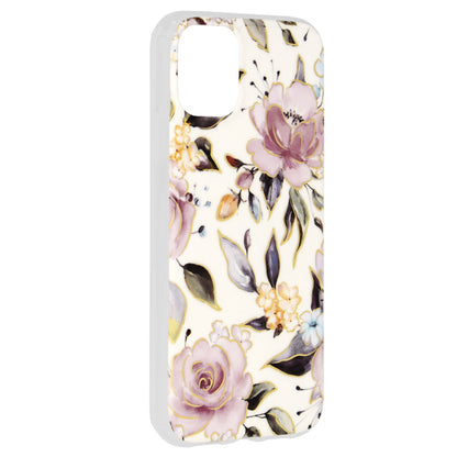 Husa de protectie Techsuit Marble Series compatibila cu Apple iPhone 11, acoperire spate, Chloe White