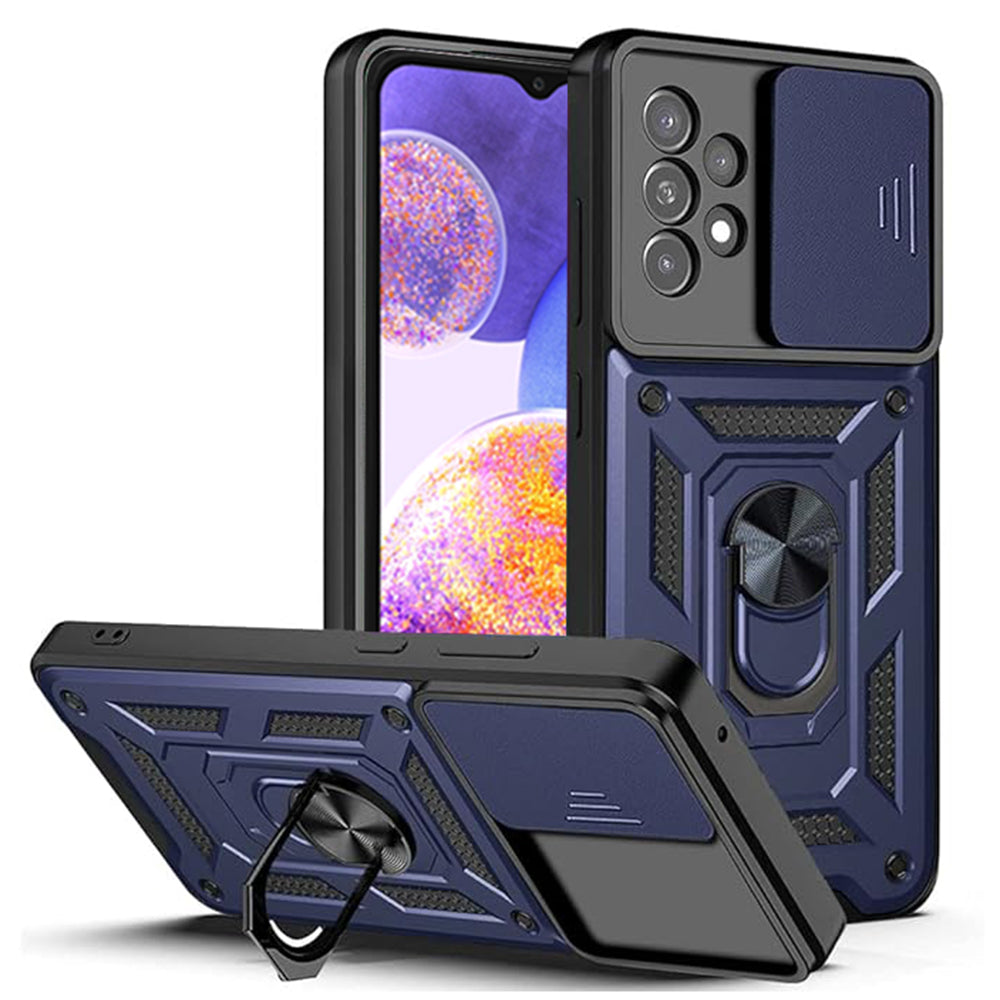Husa de protectie Techsuit CamShield Series compatibila cu Samsung Galaxy A23 5G, acoperire spate, albastru