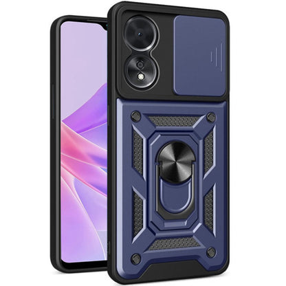 Husa de protectie Techsuit CamShield Series compatibila cu Oppo A58 5G, acoperire spate, albastru