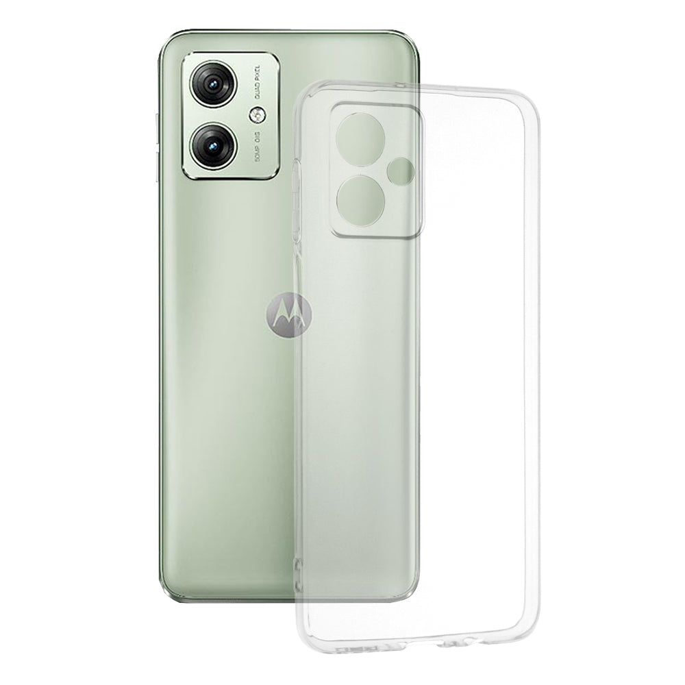 Husa de protectie Techsuit Clear Silicone compatibila cu Motorola Moto G64, acoperire spate, transparent