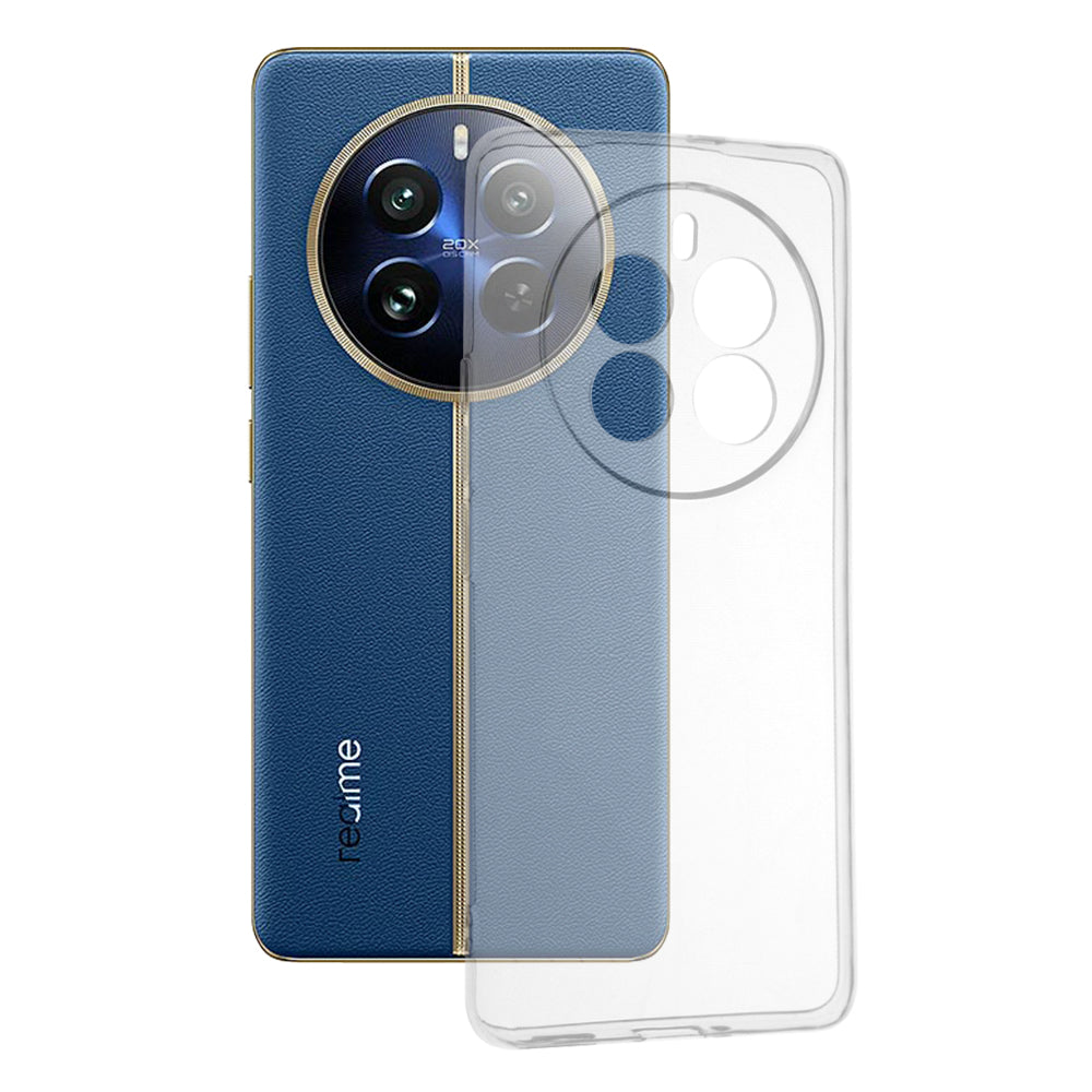 Husa de protectie Techsuit Clear Silicone compatibila cu Realme 12x, acoperire spate, transparent
