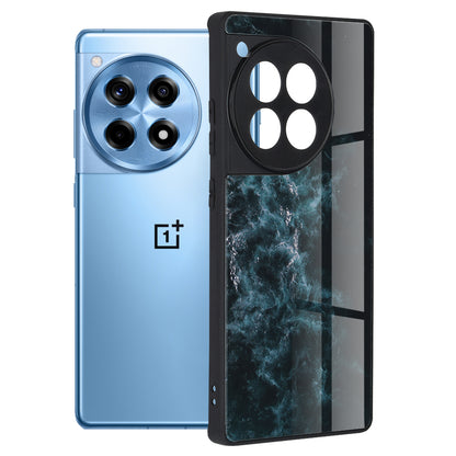 Husa de protectie Techsuit Glaze Series compatibila cu OnePlus 12R, acoperire spate, Blue Nebula