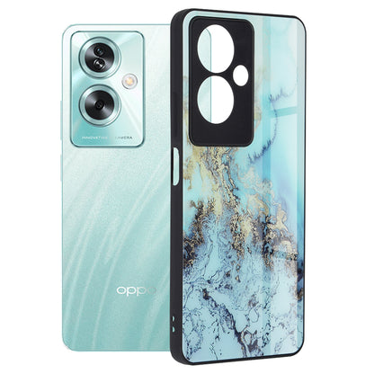 Husa de protectie Techsuit Glaze Series compatibila cu Oppo A79 5G, acoperire spate, Blue Ocean