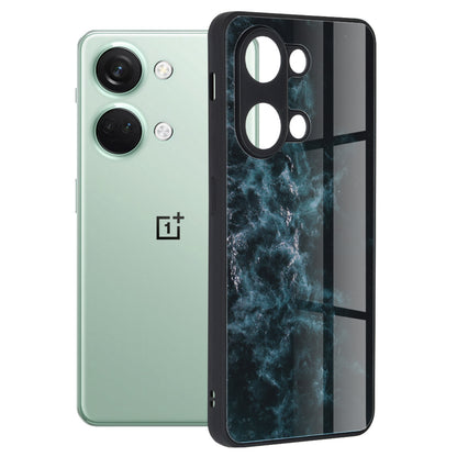 Husa de protectie Techsuit Glaze Series compatibila cu OnePlus Nord N30 SE, acoperire spate, Blue Nebula