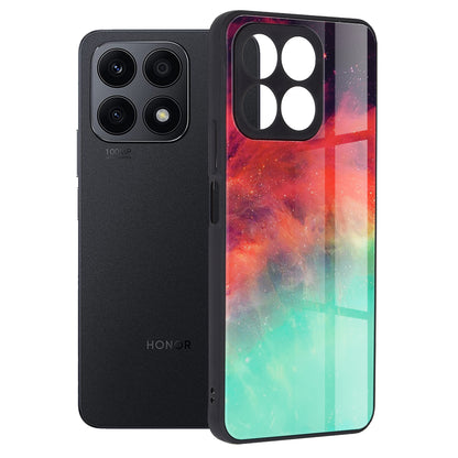 Husa de protectie Techsuit Glaze Series compatibila cu Honor X8a, acoperire spate, Fiery Ocean