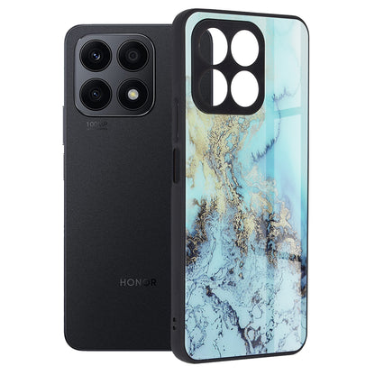 Husa de protectie Techsuit Glaze Series compatibila cu Honor X8a, acoperire spate, Blue Ocean