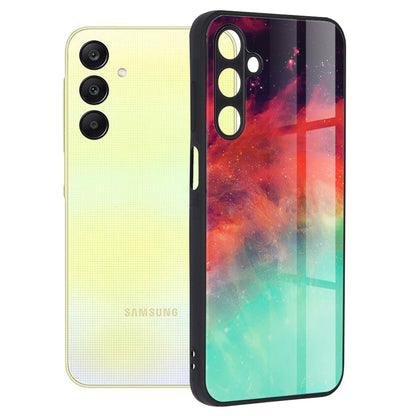 Husa de protectie Techsuit Glaze Series compatibila cu Samsung Galaxy A25 5G, acoperire spate, Fiery Ocean