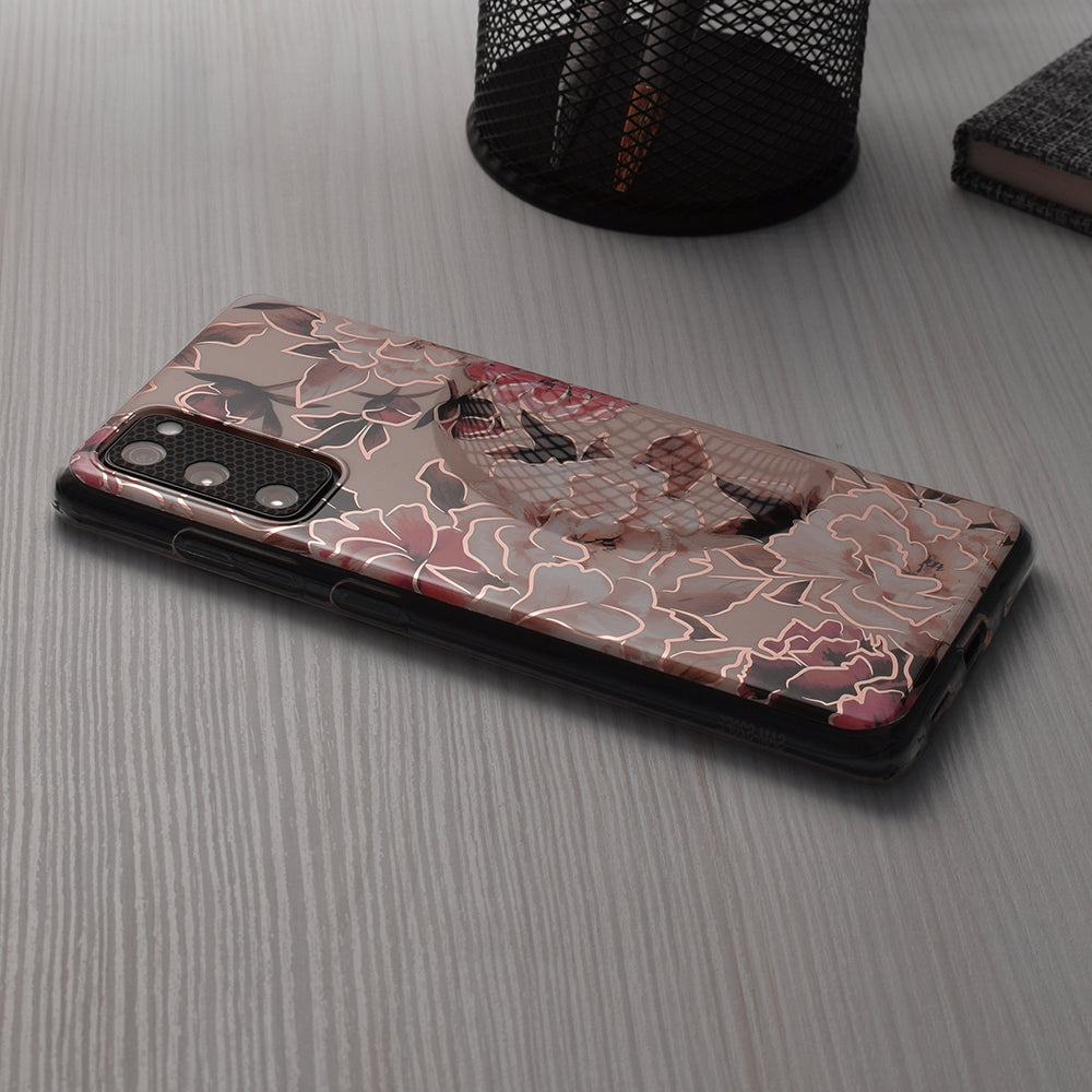 Husa de protectie Techsuit Marble Series compatibila cu Honor Magic5 Lite, acoperire spate, Chloe White