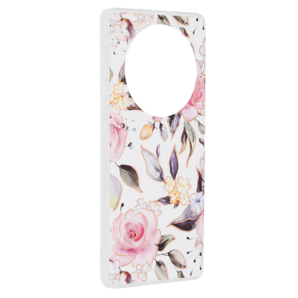 Husa de protectie Techsuit Marble Series compatibila cu Honor Magic6 Lite, acoperire spate, Chloe White