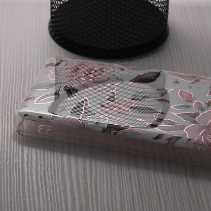 Husa de protectie Techsuit Marble Series compatibila cu Honor 90 SMART, acoperire spate, Pink Hex