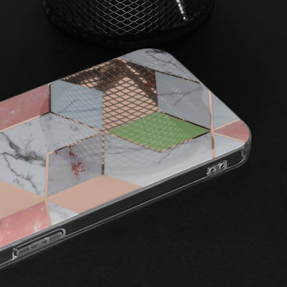Husa de protectie Techsuit Marble Series compatibila cu Honor Magic5 Lite, acoperire spate, Mary, Berry Nude