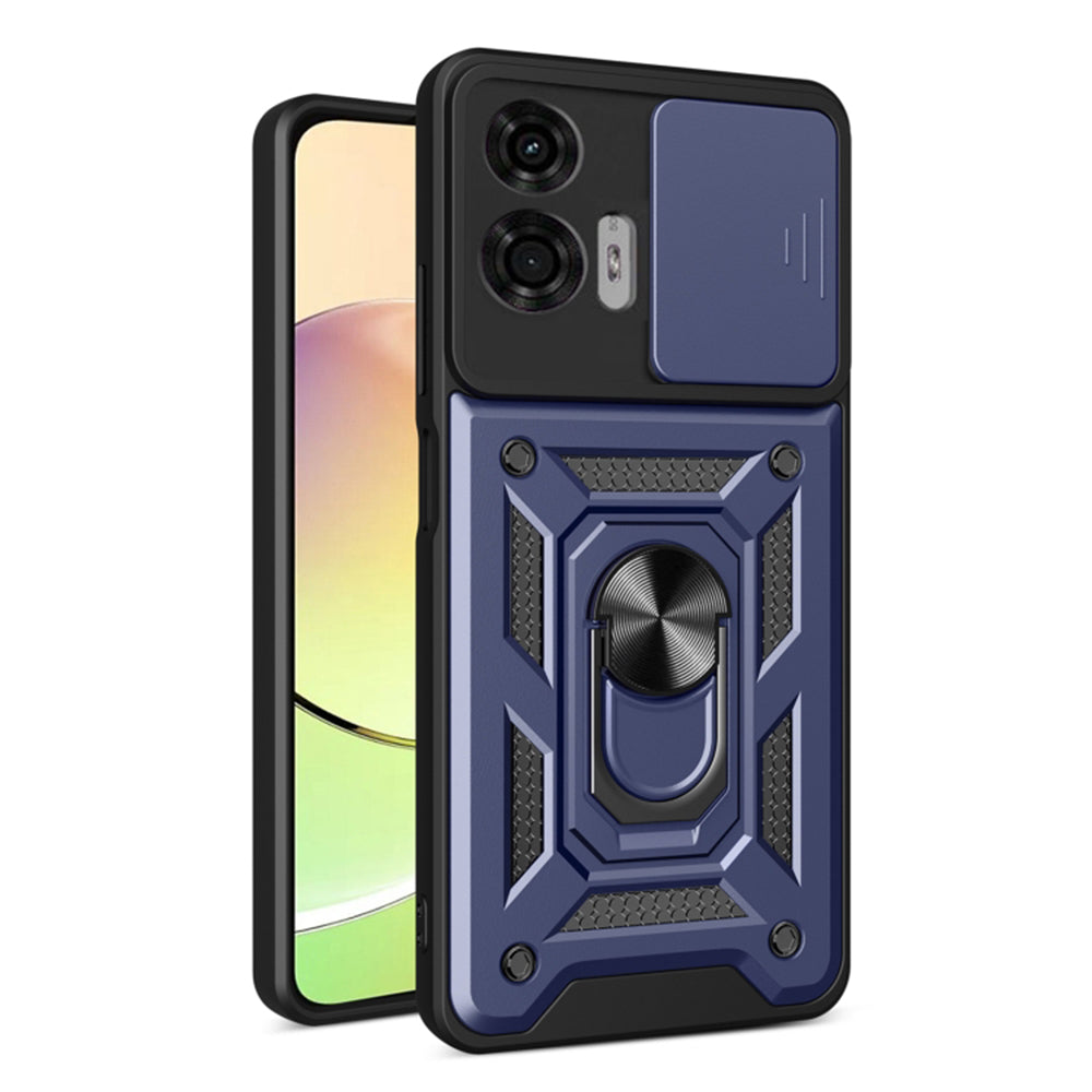 Husa de protectie Techsuit CamShield Series compatibila cu Motorola Moto G24 Power, acoperire spate, albastru