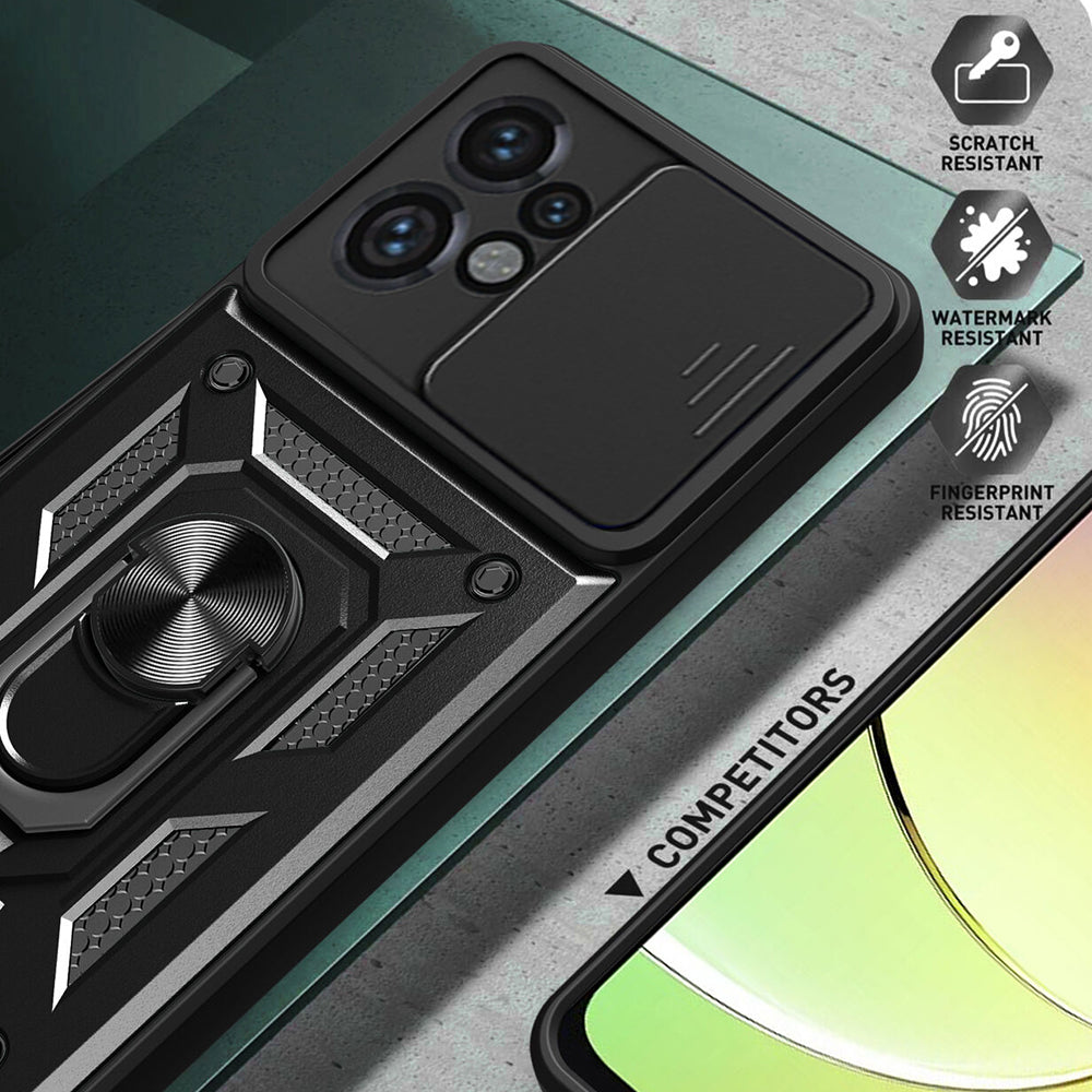 Husa de protectie Techsuit CamShield Series compatibila cu Motorola Moto G24 Power, acoperire spate, albastru