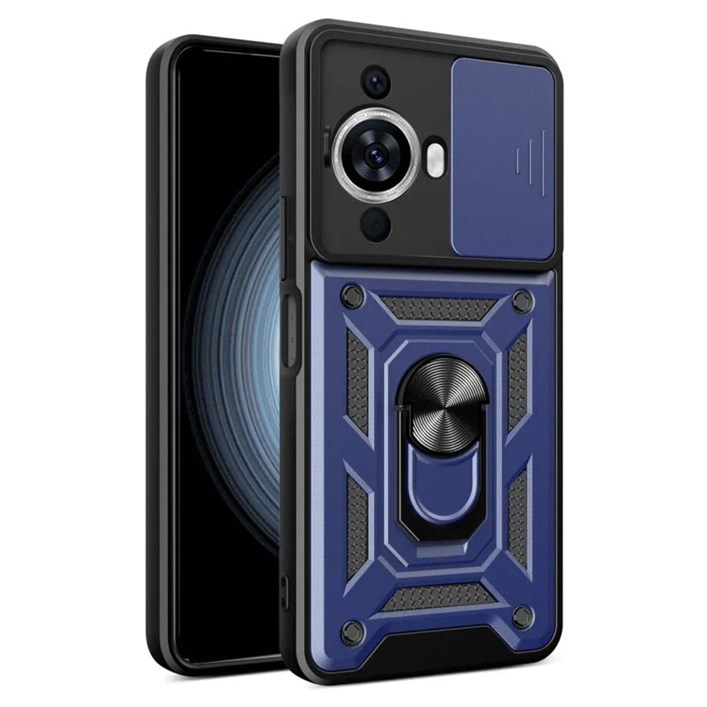 Husa de protectie Techsuit CamShield Series compatibila cu Huawei nova 11, acoperire spate, albastru