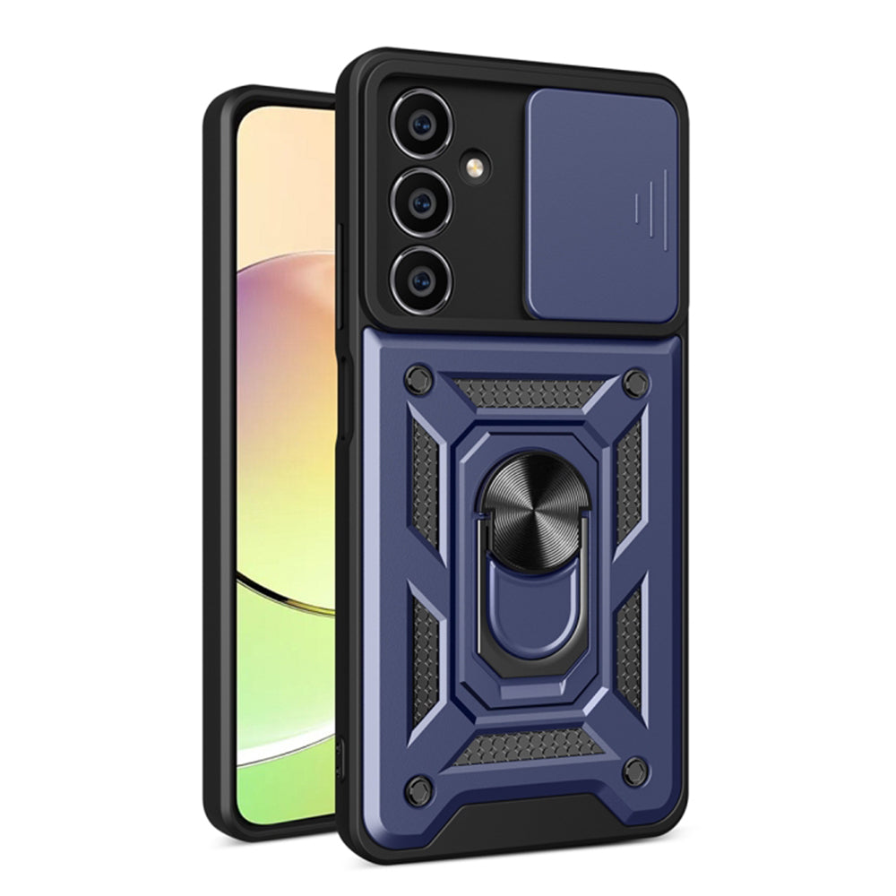 Husa de protectie Techsuit CamShield Series compatibila cu Samsung Galaxy M55, acoperire spate, albastru
