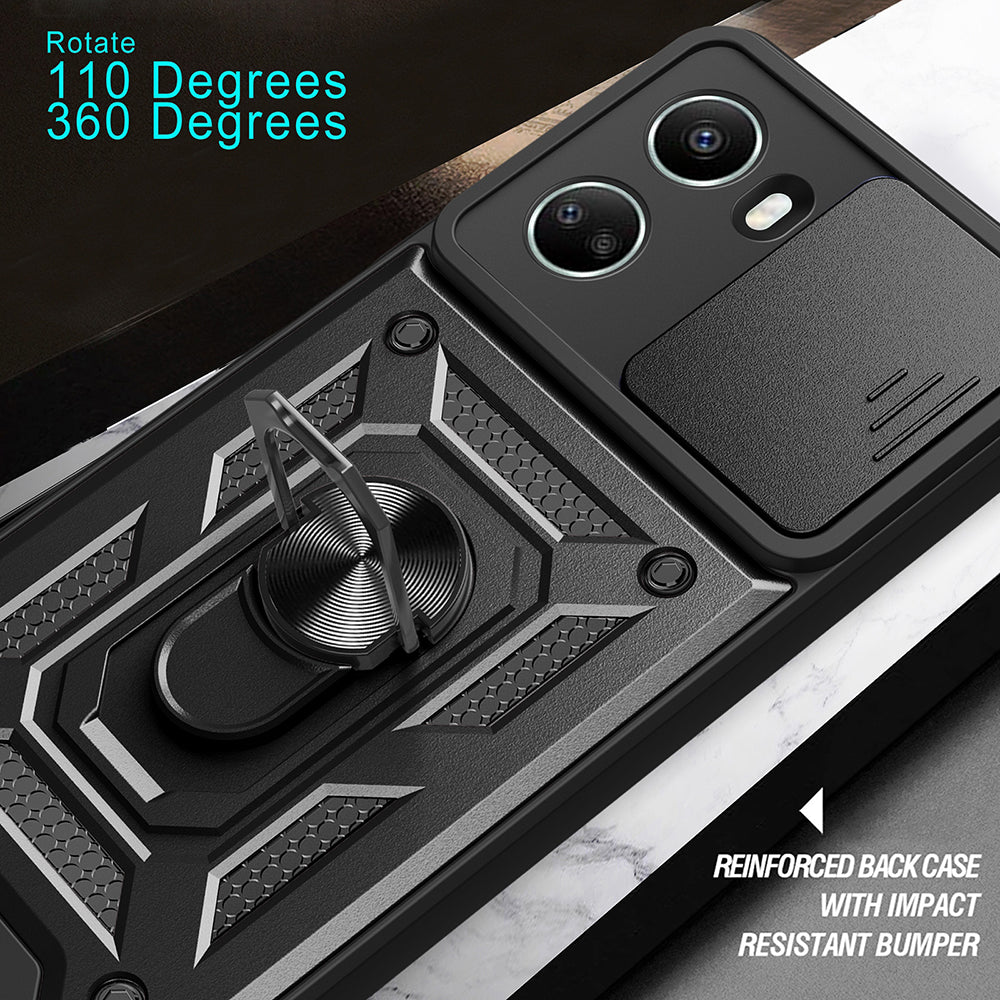 Husa de protectie Techsuit CamShield Series compatibila cu Huawei nova 11 SE, acoperire spate, rose gold
