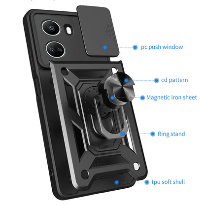 Husa de protectie Techsuit CamShield Series compatibila cu Huawei nova 11 SE, acoperire spate, negru
