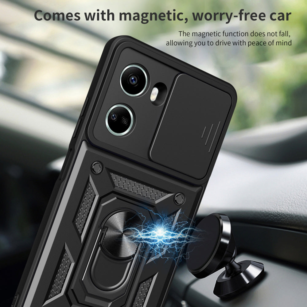 Husa de protectie Techsuit CamShield Series compatibila cu Huawei nova 11 SE, acoperire spate, negru