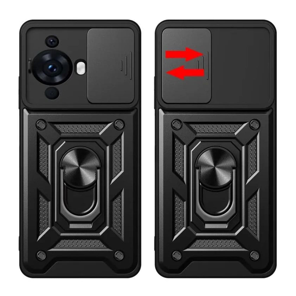 Husa de protectie Techsuit CamShield Series compatibila cu Huawei nova 11, acoperire spate, negru