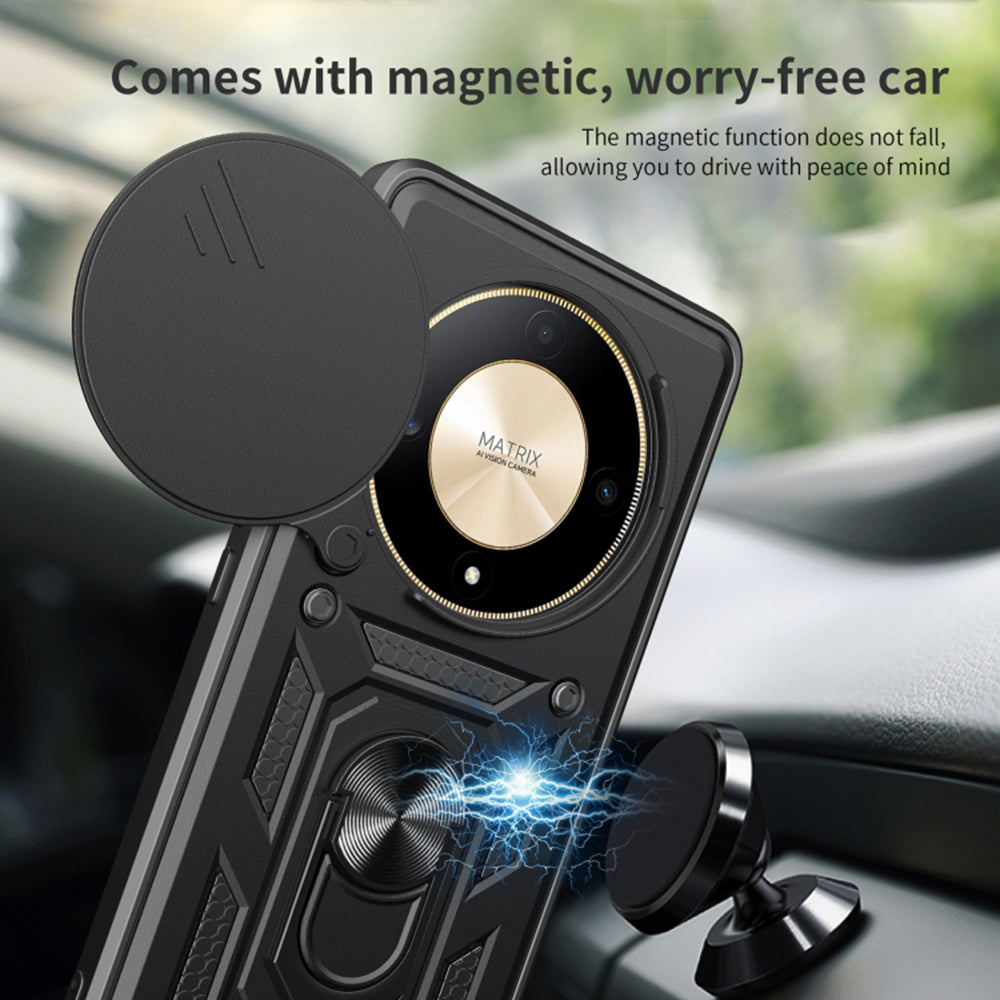 Husa de protectie Techsuit CamShield Series compatibila cu Huawei nova 12i, acoperire spate, albastru