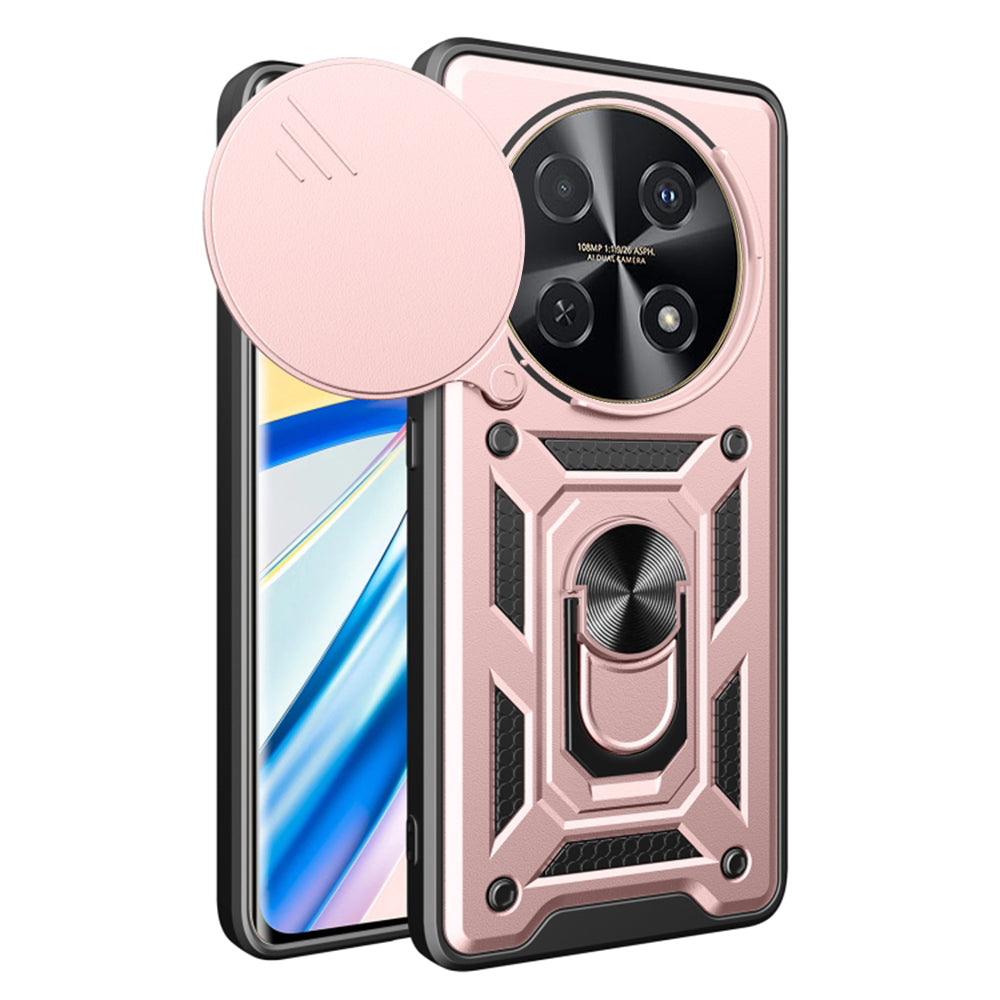 Husa de protectie Techsuit CamShield Series compatibila cu Huawei nova 12i, acoperire spate, rose gold