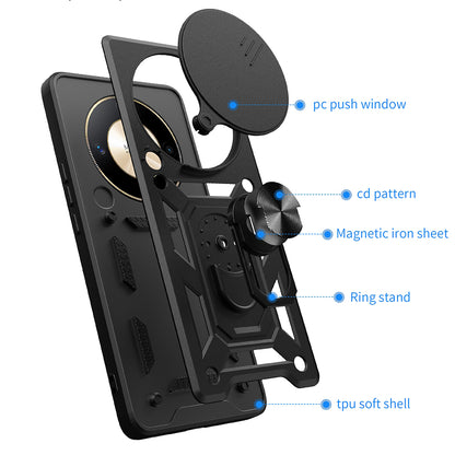 Husa de protectie Techsuit CamShield Series compatibila cu Huawei nova 12i, acoperire spate, negru