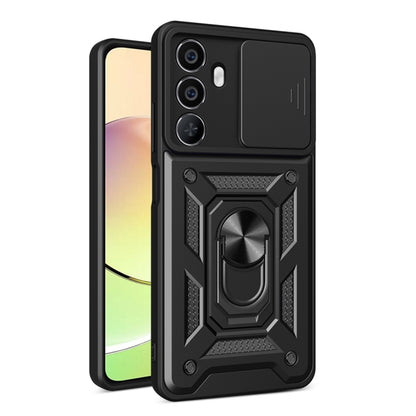 Husa de protectie Techsuit CamShield Series compatibila cu Realme C65, acoperire spate, negru