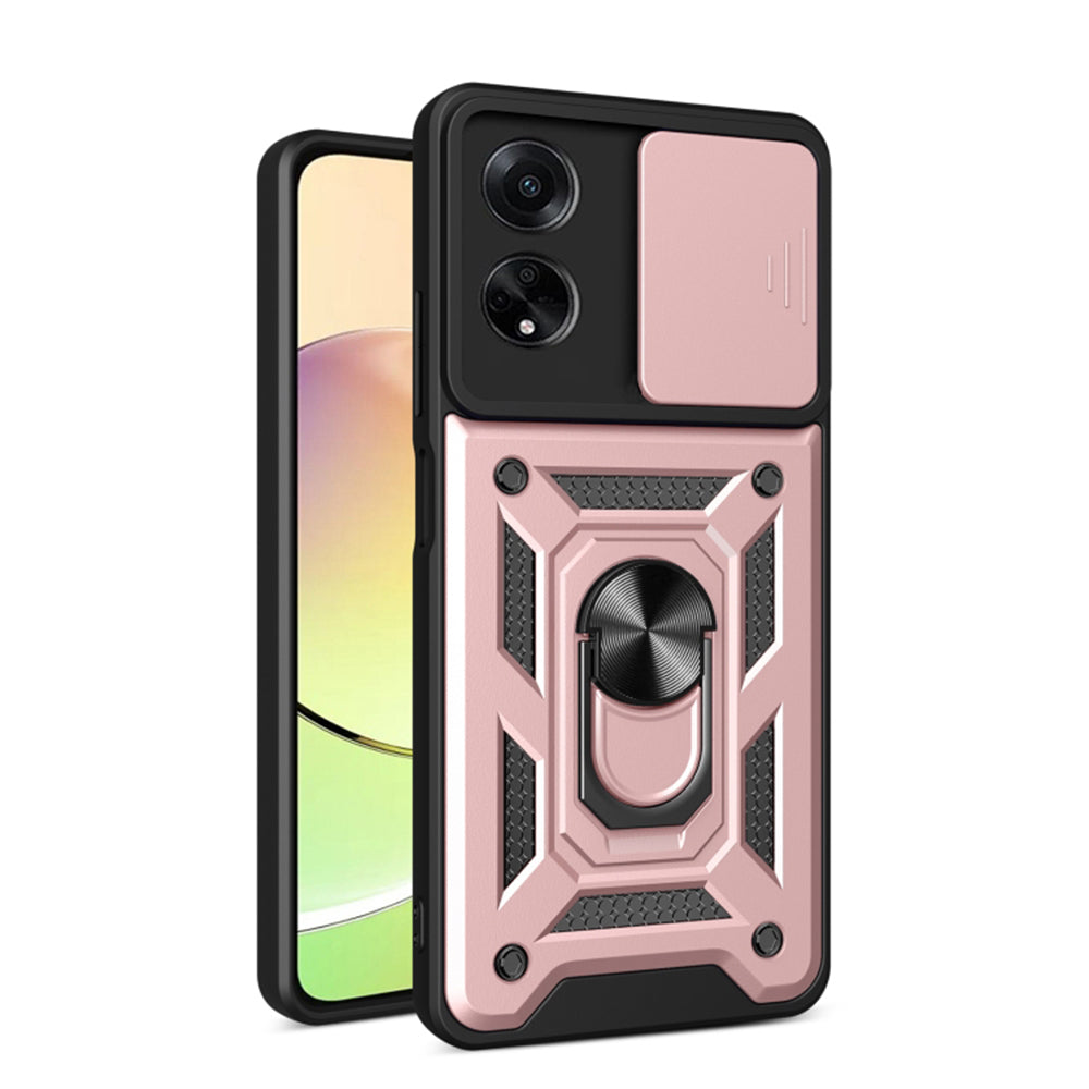 Husa de protectie Techsuit CamShield Series compatibila cu Oppo A98 5G, acoperire spate, rose gold