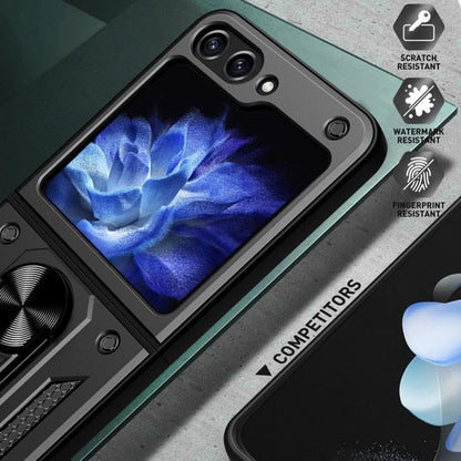 Husa de protectie Techsuit CamShield Series compatibila cu Samsung Galaxy Z Flip5, acoperire spate, verde