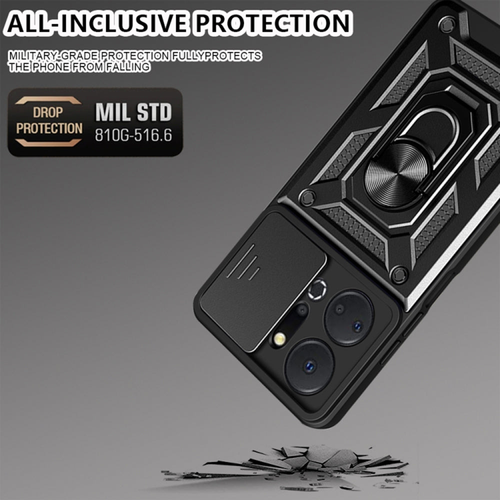 Husa de protectie Techsuit CamShield Series compatibila cu Honor X7a, acoperire spate, rose gold