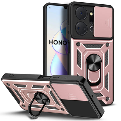 Husa de protectie Techsuit CamShield Series compatibila cu Honor X7a, acoperire spate, rose gold