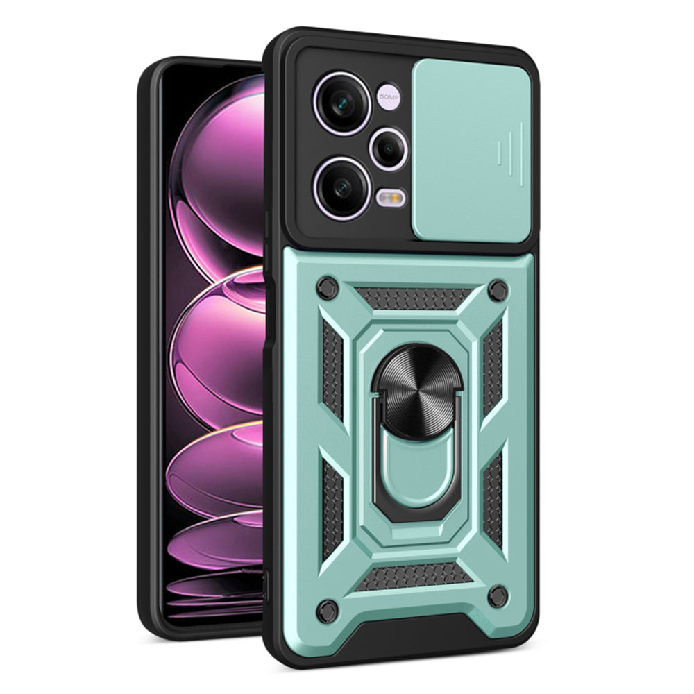 Husa de protectie Techsuit CamShield Series compatibila cu Xiaomi Redmi Note 12 Pro 5G, acoperire spate, verde